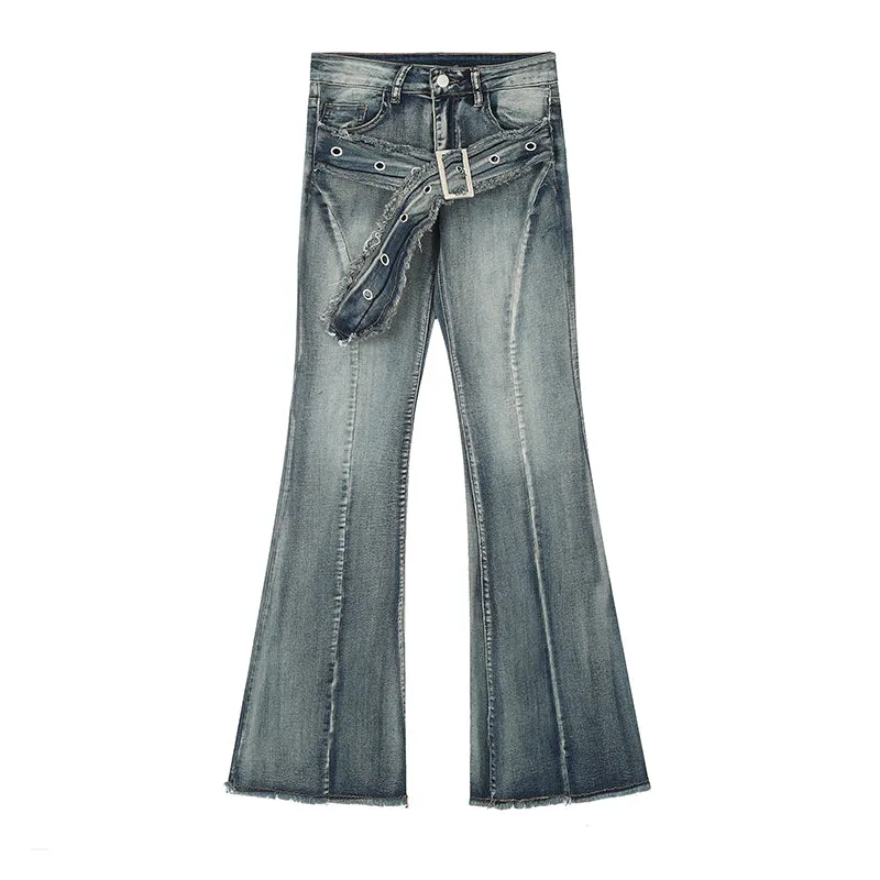 【24s Mar.】Black Flare High-Waist Denim Jeans