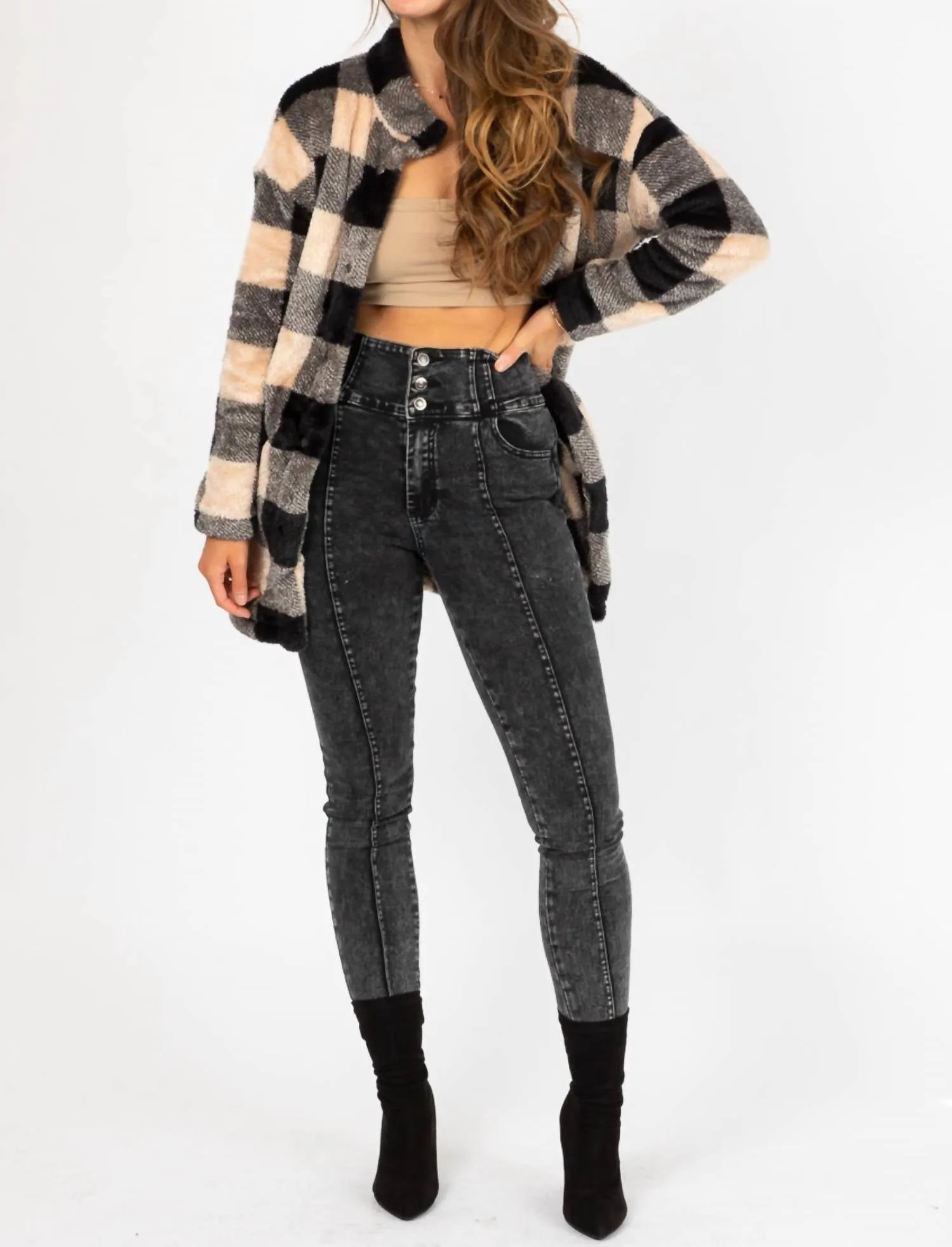 3 BUTTON JEANS
