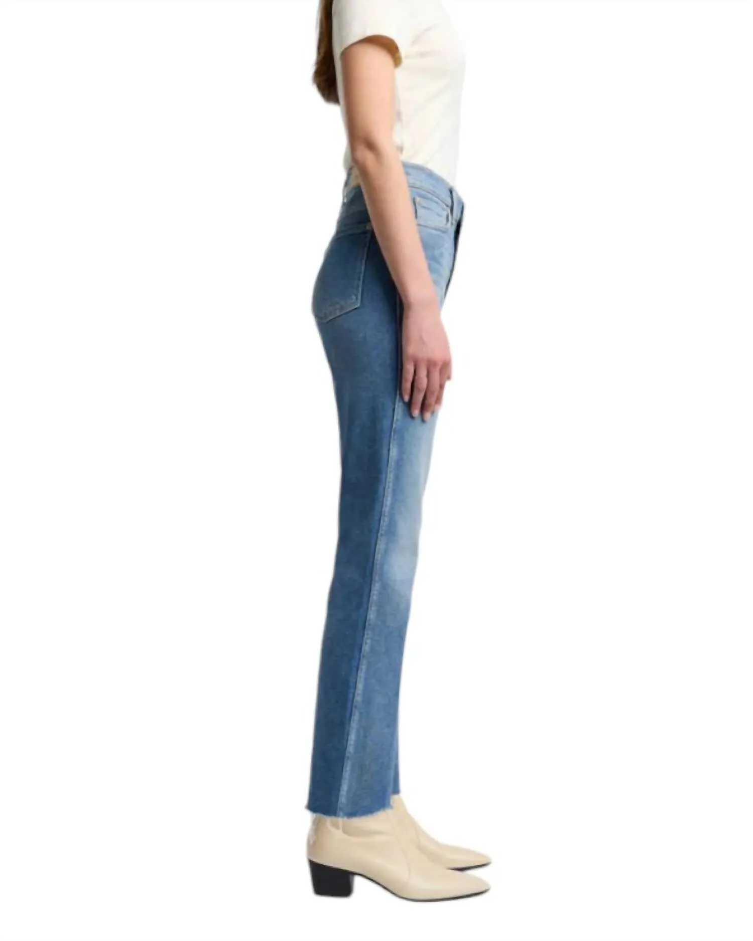 7 For All Mankind - High Waist Slim Kick Be My Baby Jeans