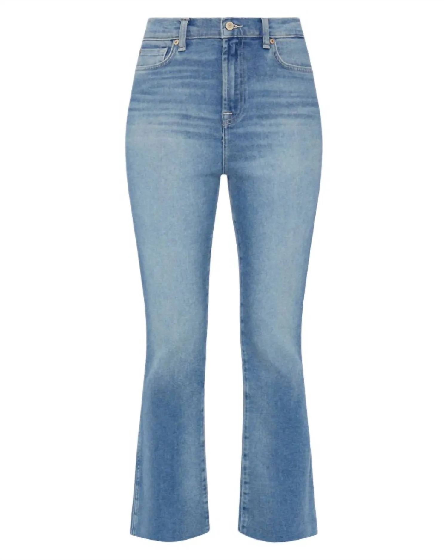 7 For All Mankind - High Waist Slim Kick Be My Baby Jeans