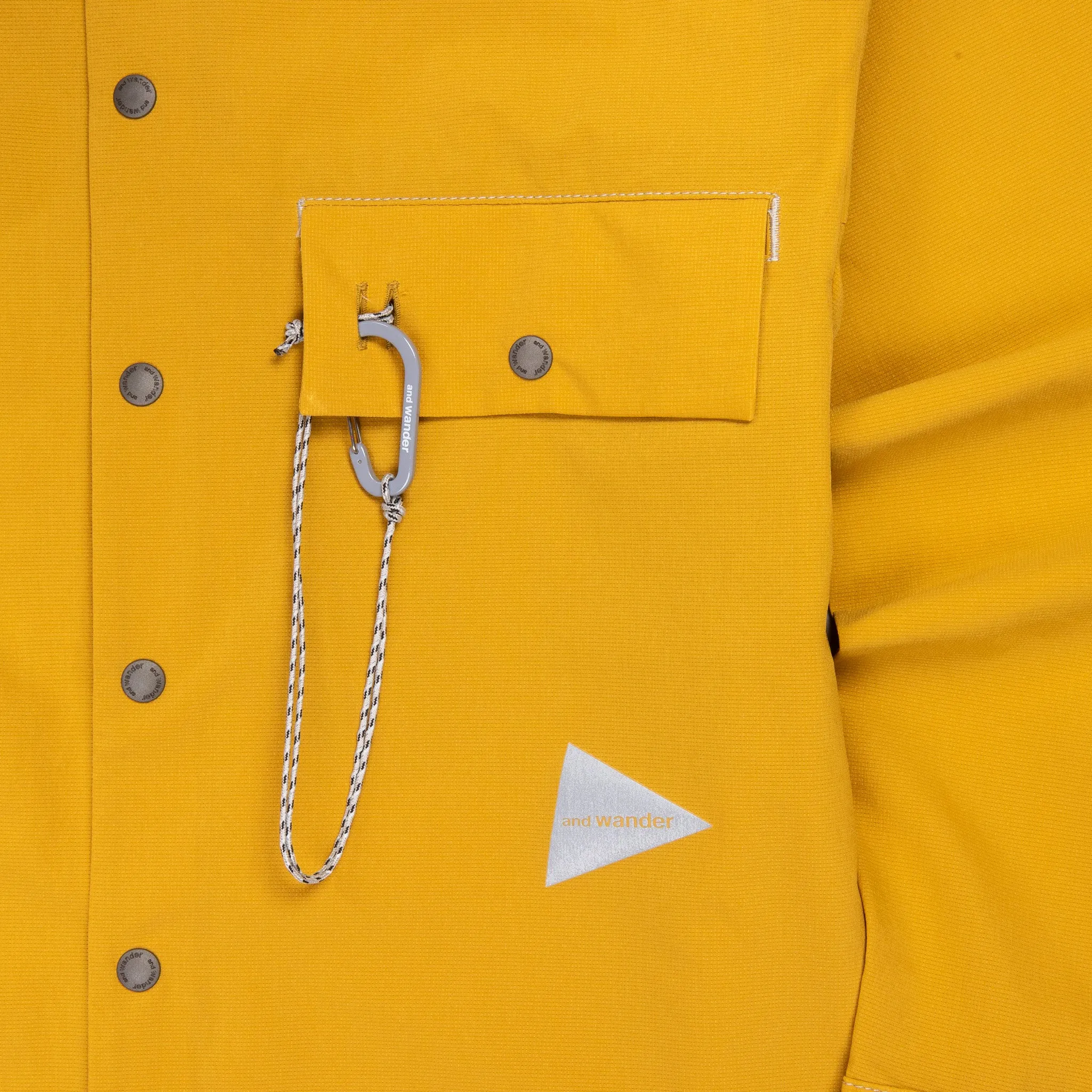 And Wander Dry Breathable LS Shirt Yellow