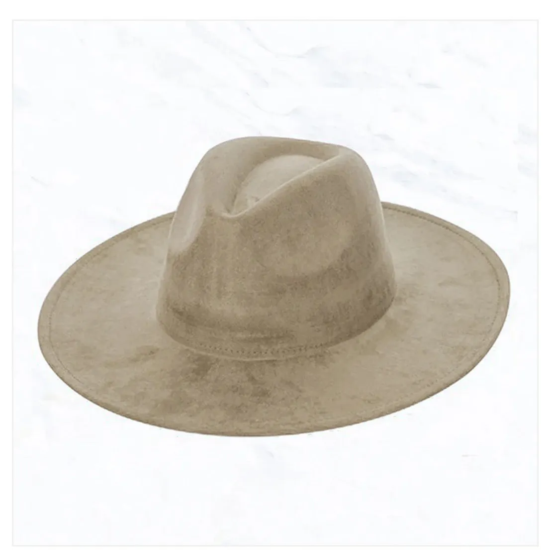Black Leather Hat Band w/ Turquoise Slab   Choice of Boho Hat