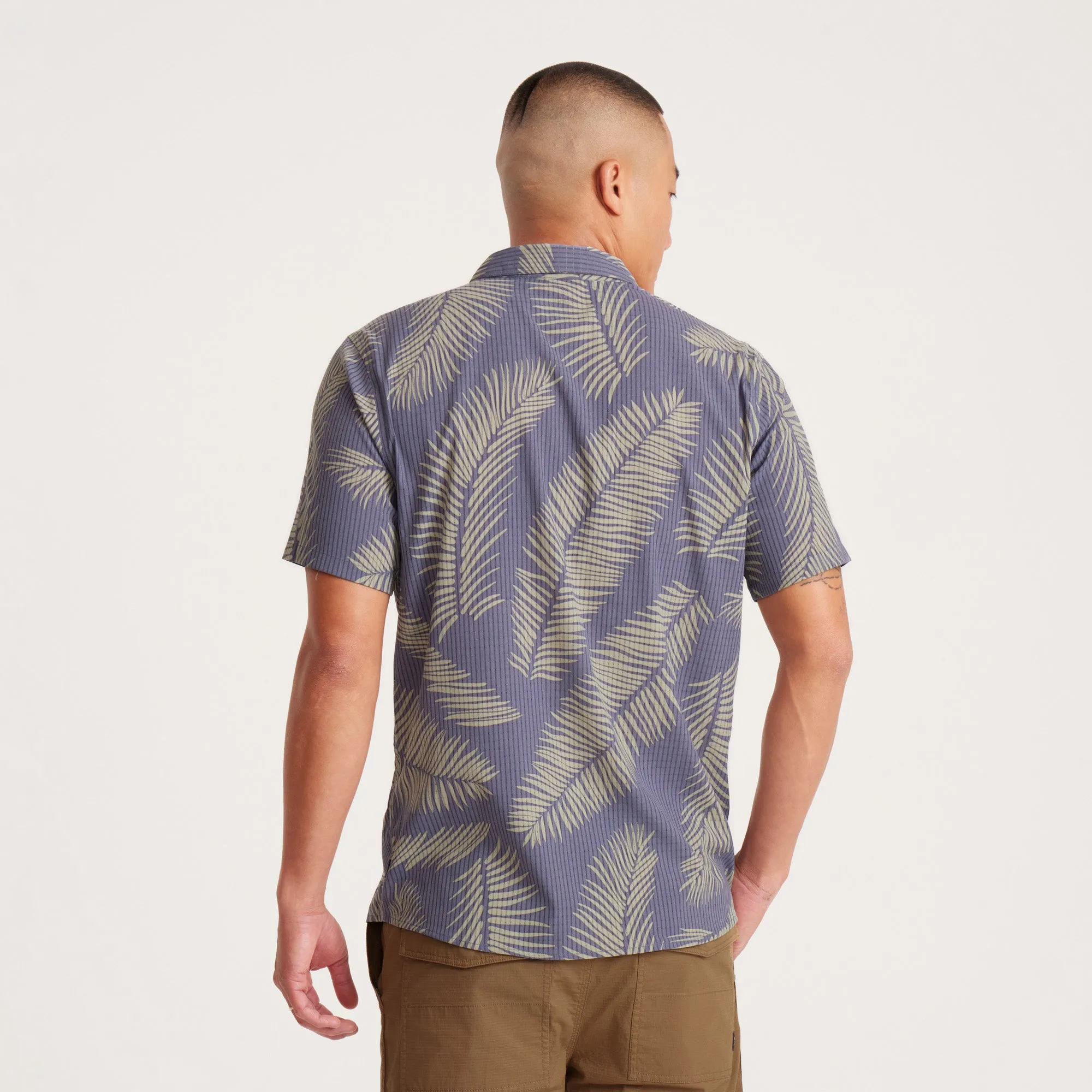 Bless Up Breathable Stretch Shirt - Fire Fern Slate