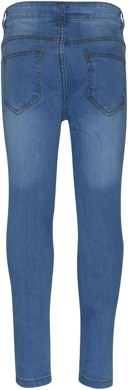 Boys Stretchy Jeans Kids Ripped Denim Skinny Jeans Pants Trousers Age 5-13 Years