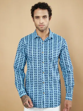 Breathable Cotton Full Sleeves Shirt For Men