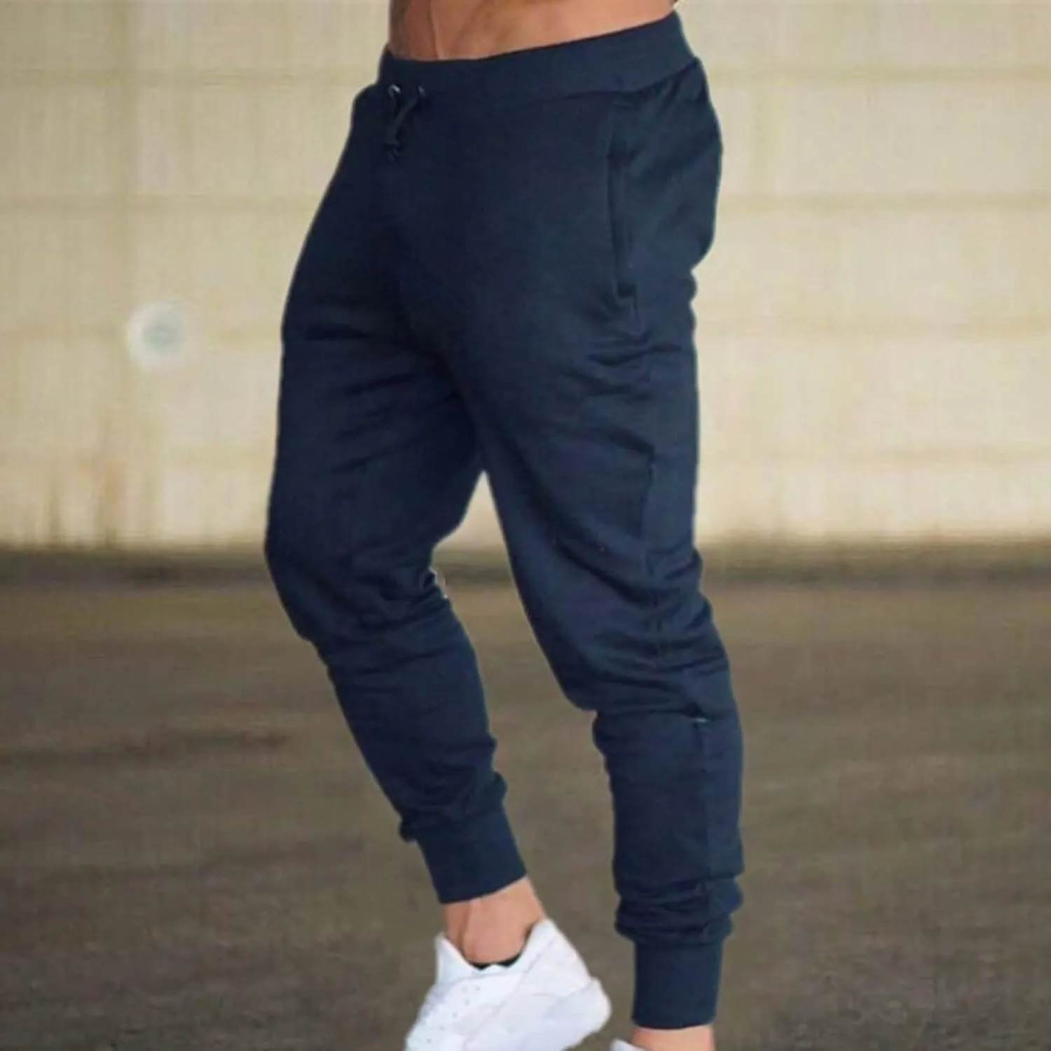 Cargo Pants for Men Big and Tall, Mens Heavyweight Fleece Sweatpants Elastic Waist Drawstring Jogger Pants Big & Tall