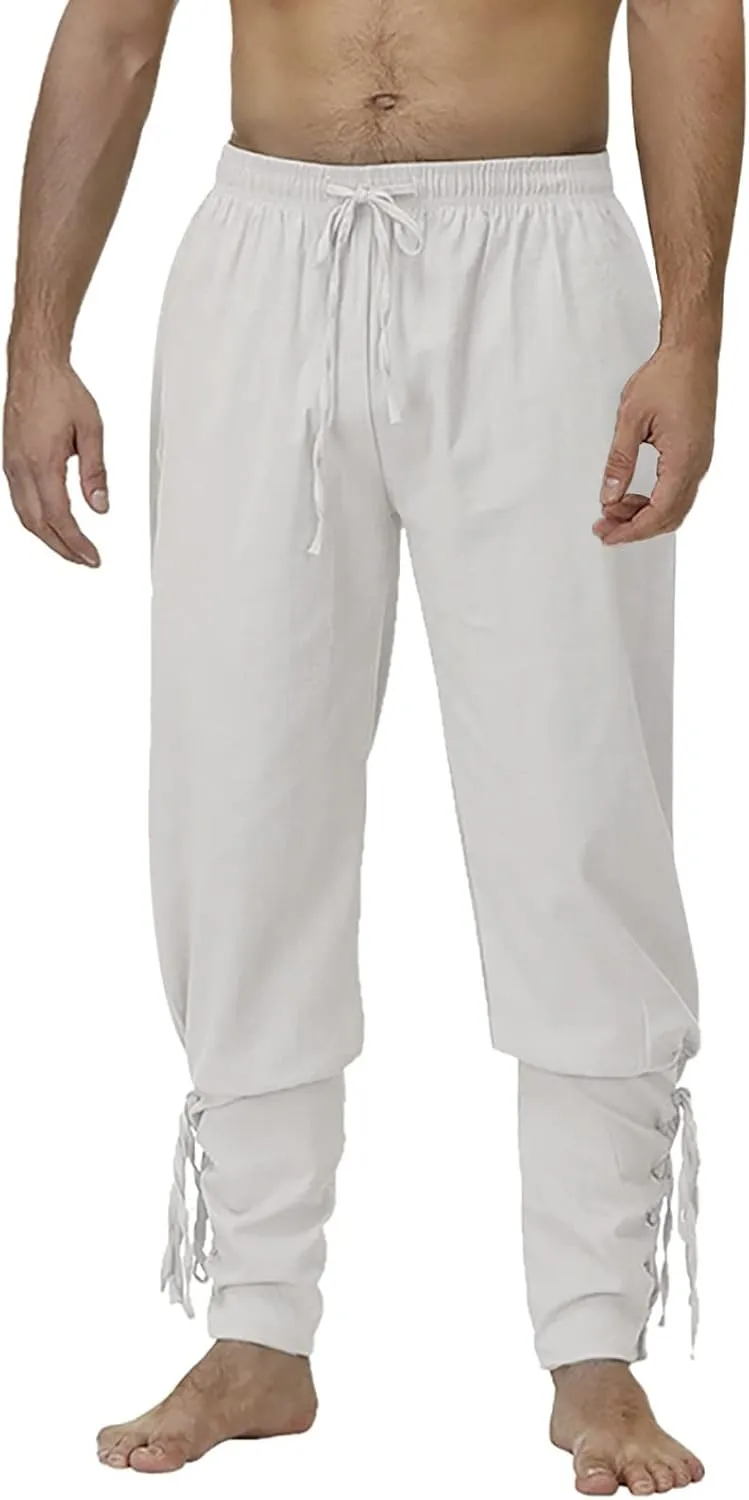 Cargo Pants for Men Relaxed Fit Fleece Cargo Sweatpants Open Bottom Straight Leg Casual Loose Athletic Jogger Pants