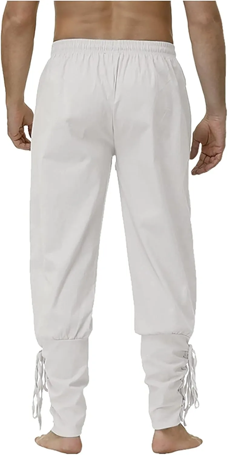Cargo Pants for Men Relaxed Fit Fleece Cargo Sweatpants Open Bottom Straight Leg Casual Loose Athletic Jogger Pants