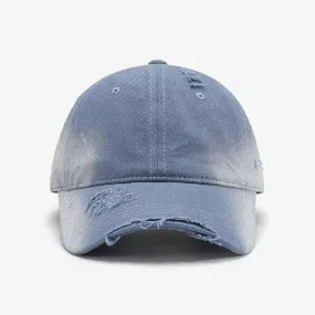 Chic Distressed Adjustable Cotton Hat for Luxury Fashion Enthusiasts