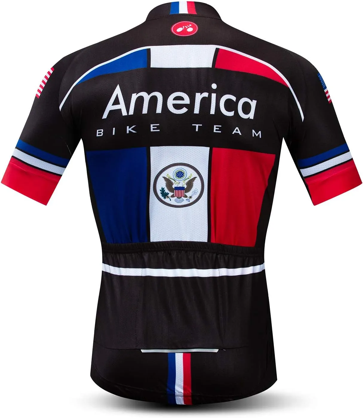 Cycling Jersey Men Short Sleeve Bike Shirt Breathable Bicycle Jacket Pockets