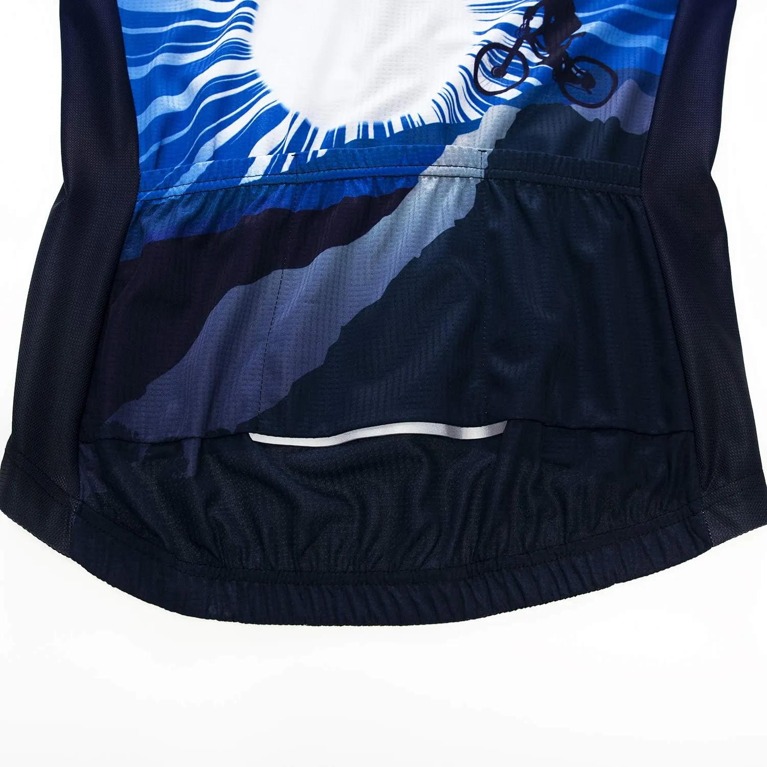 Cycling Jersey Men Short Sleeve Bike Shirt Breathable Bicycle Jacket Pockets