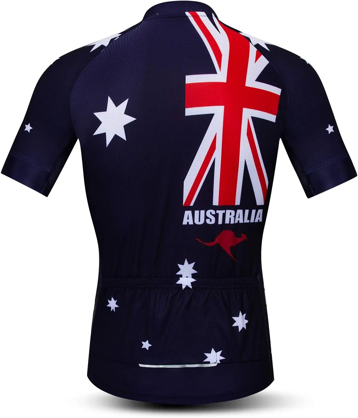 Cycling Jersey Men Short Sleeve Bike Shirt Breathable Bicycle Jacket Pockets