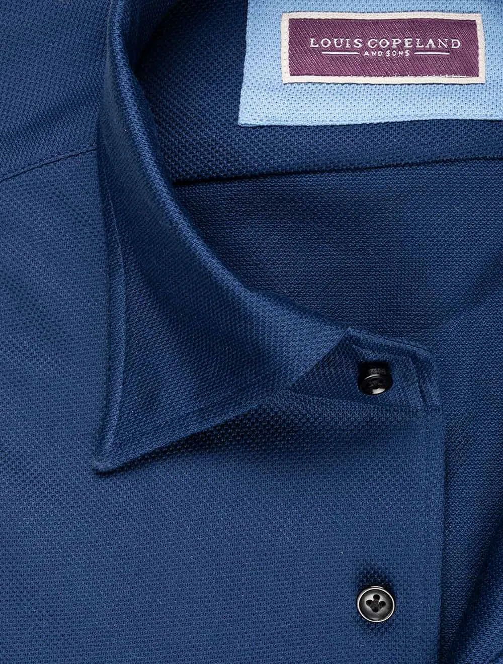 Eagles Buttondown Jersey Shirt Navy
