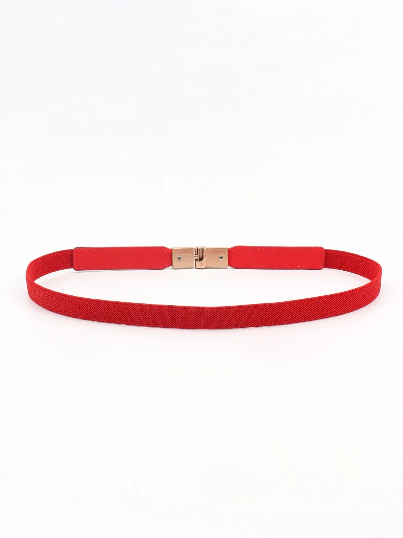 Elegant Adjustable PU Elastic Skinny Belt for Effortless Style