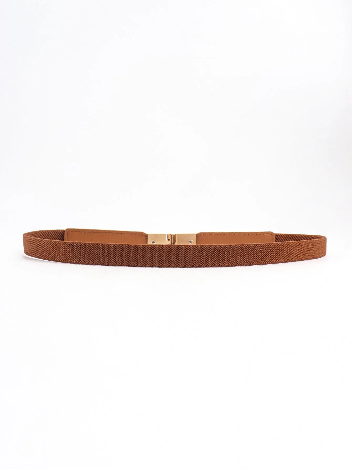 Elegant Adjustable PU Elastic Skinny Belt for Effortless Style