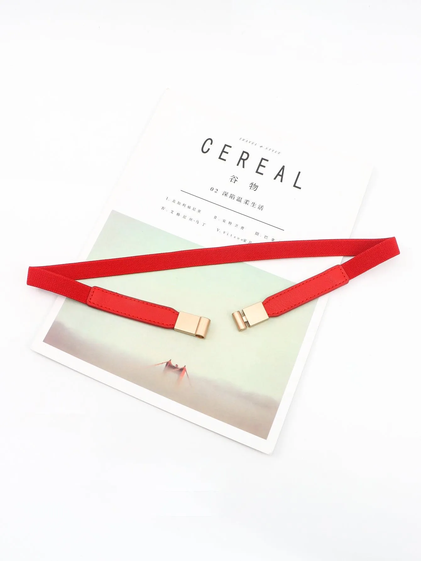 Elegant Adjustable PU Elastic Skinny Belt for Effortless Style
