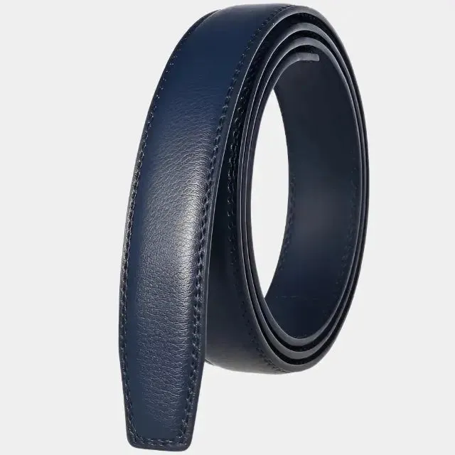 Essential Elegant Leather Belt Without Buckle - Cross & Crown