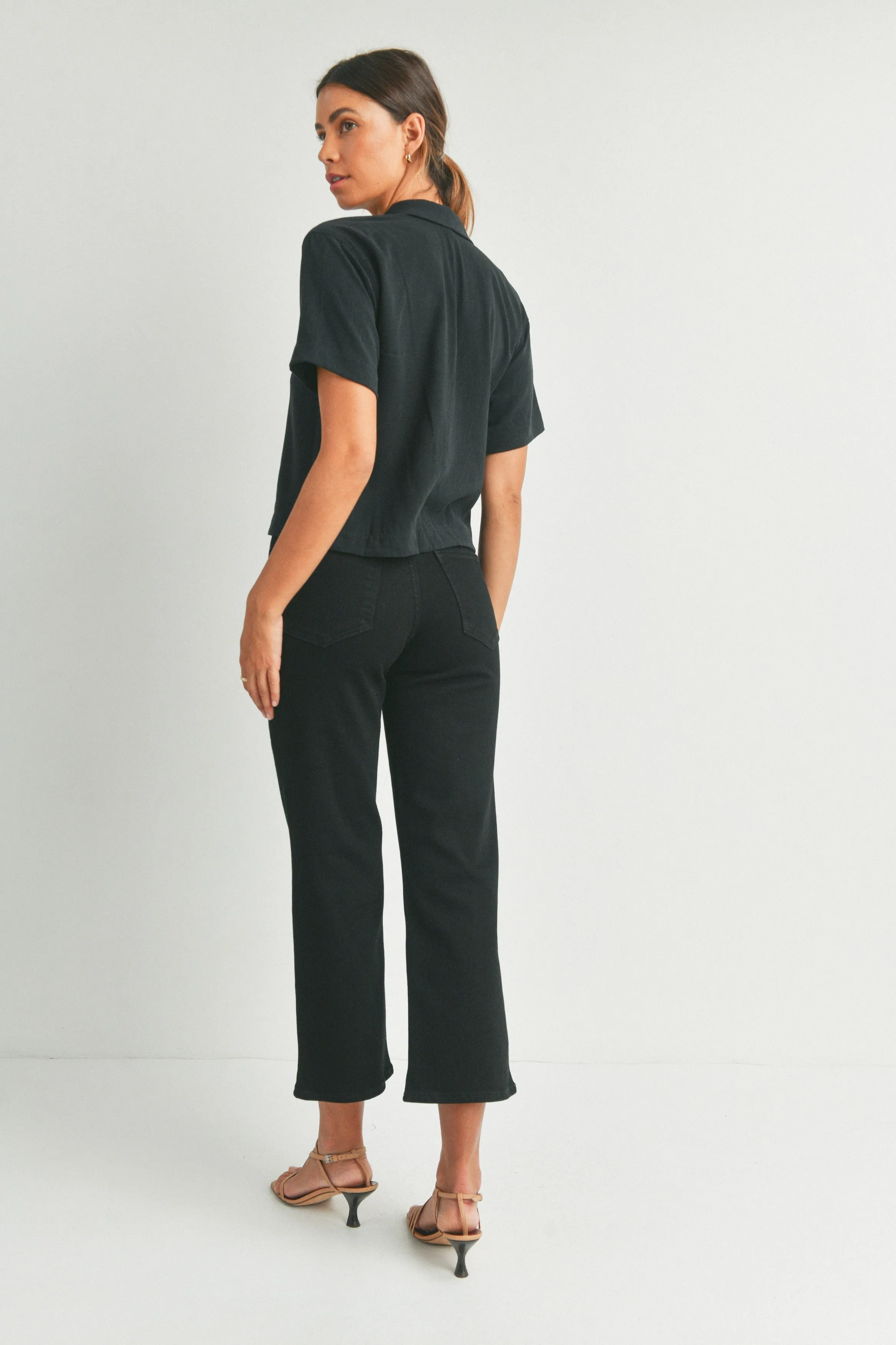 High Rise Wide Leg