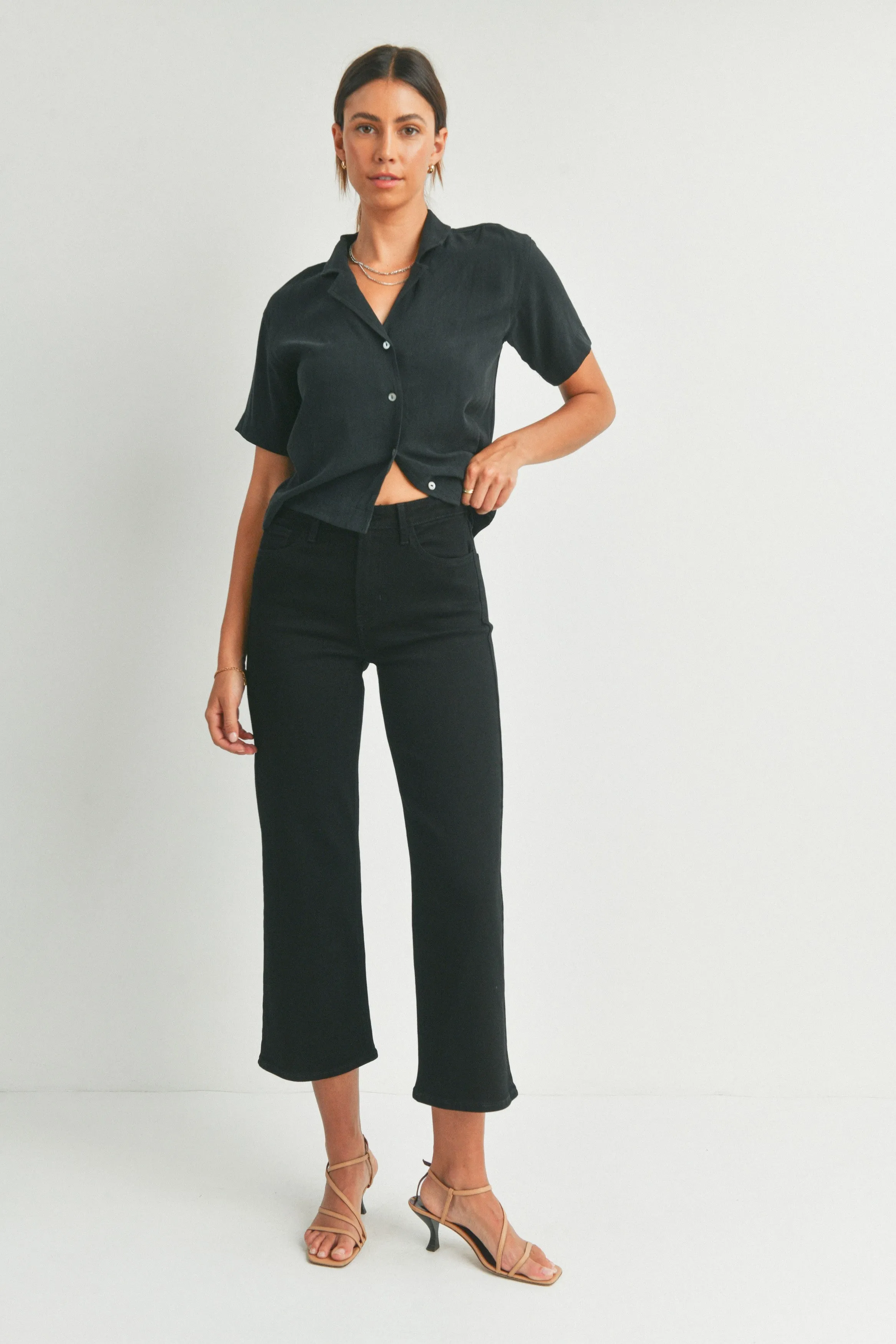 High Rise Wide Leg