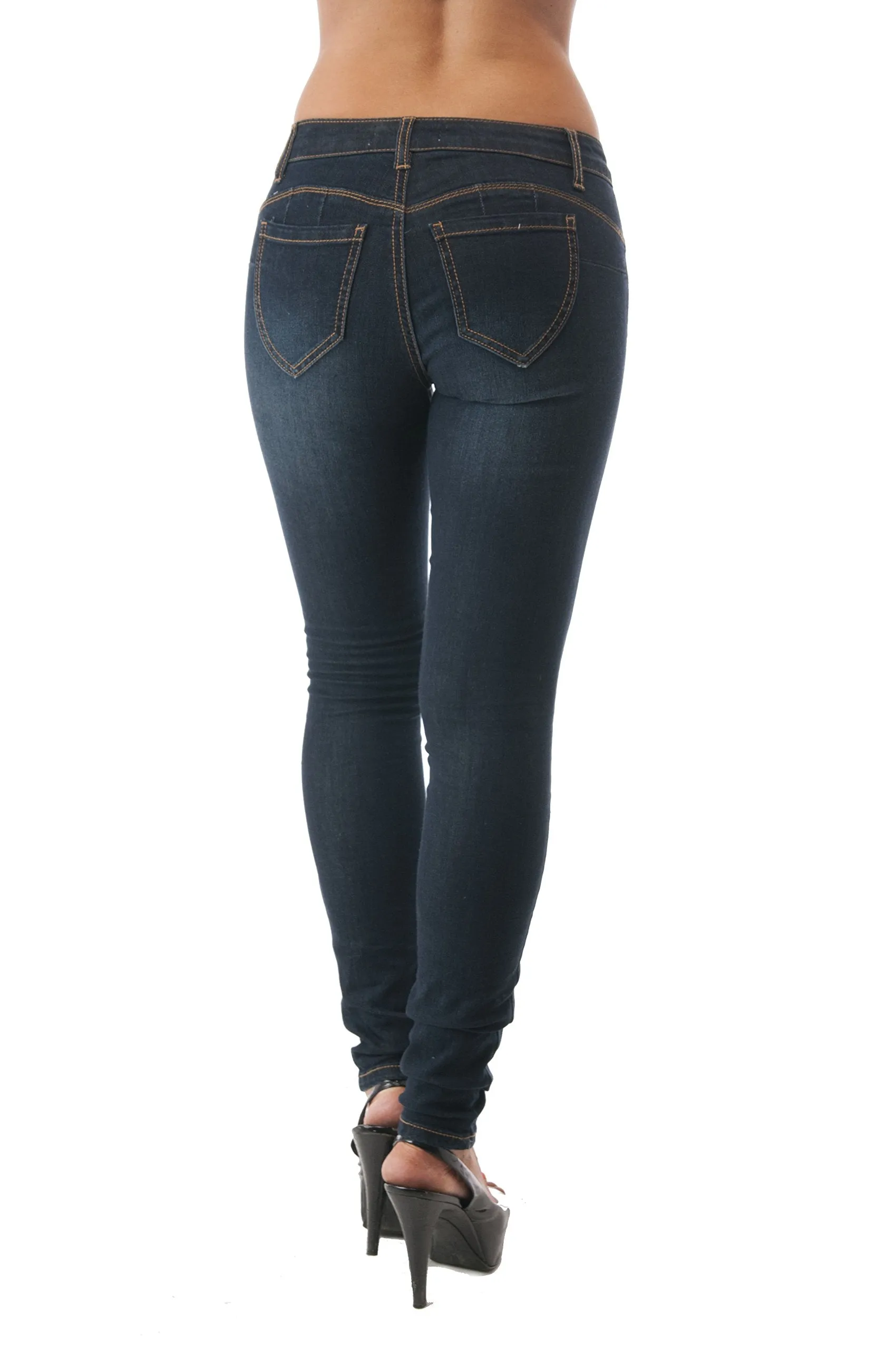 Hollywood Star Fashion Push Up Bottom Skinny Jeans