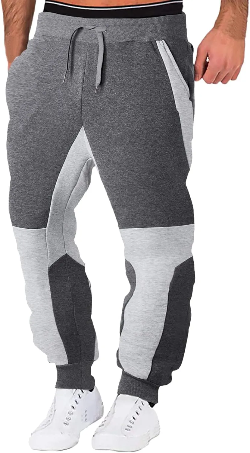 Joggers for Men Big and Tall Men's Workout Gym Cargo Pants Sport Training Tapered Sweatpants Casual Athletics Trouser