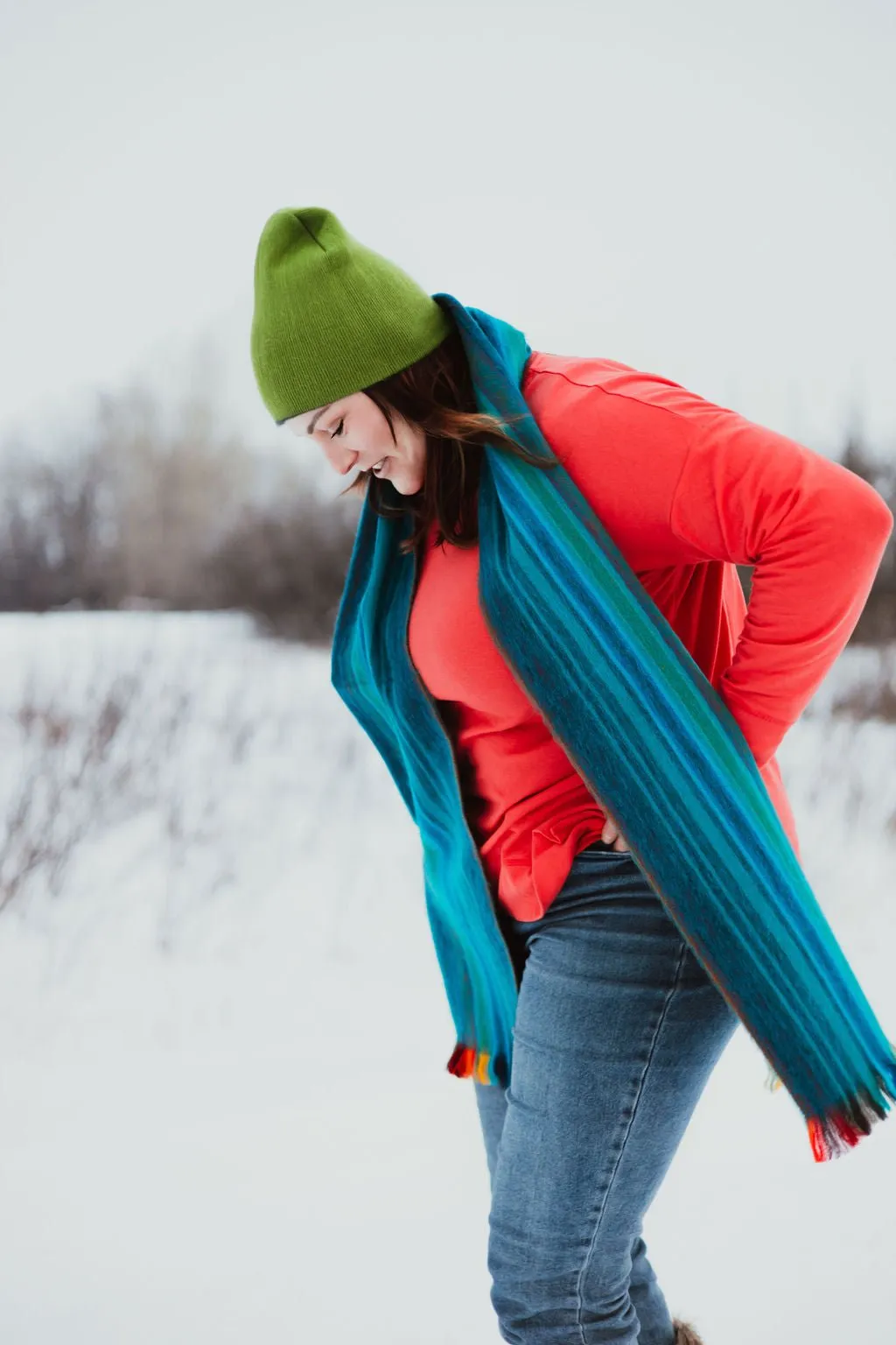 Jolly Rancher Alpaca Scarf