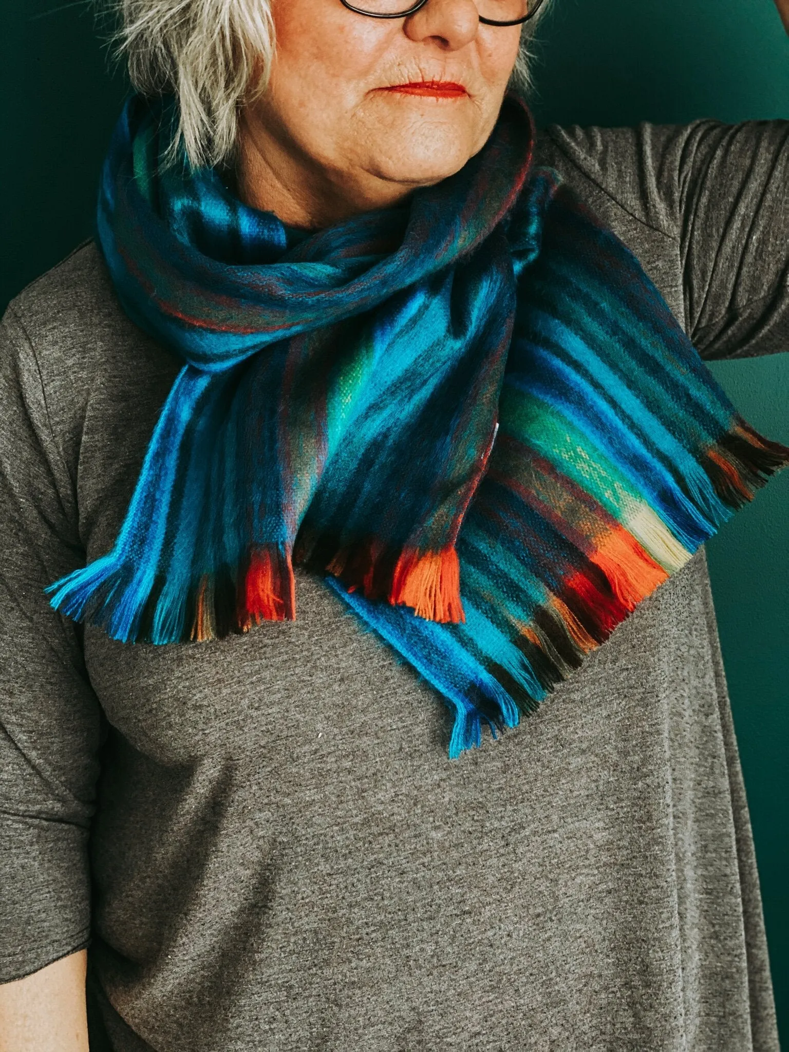 Jolly Rancher Alpaca Scarf