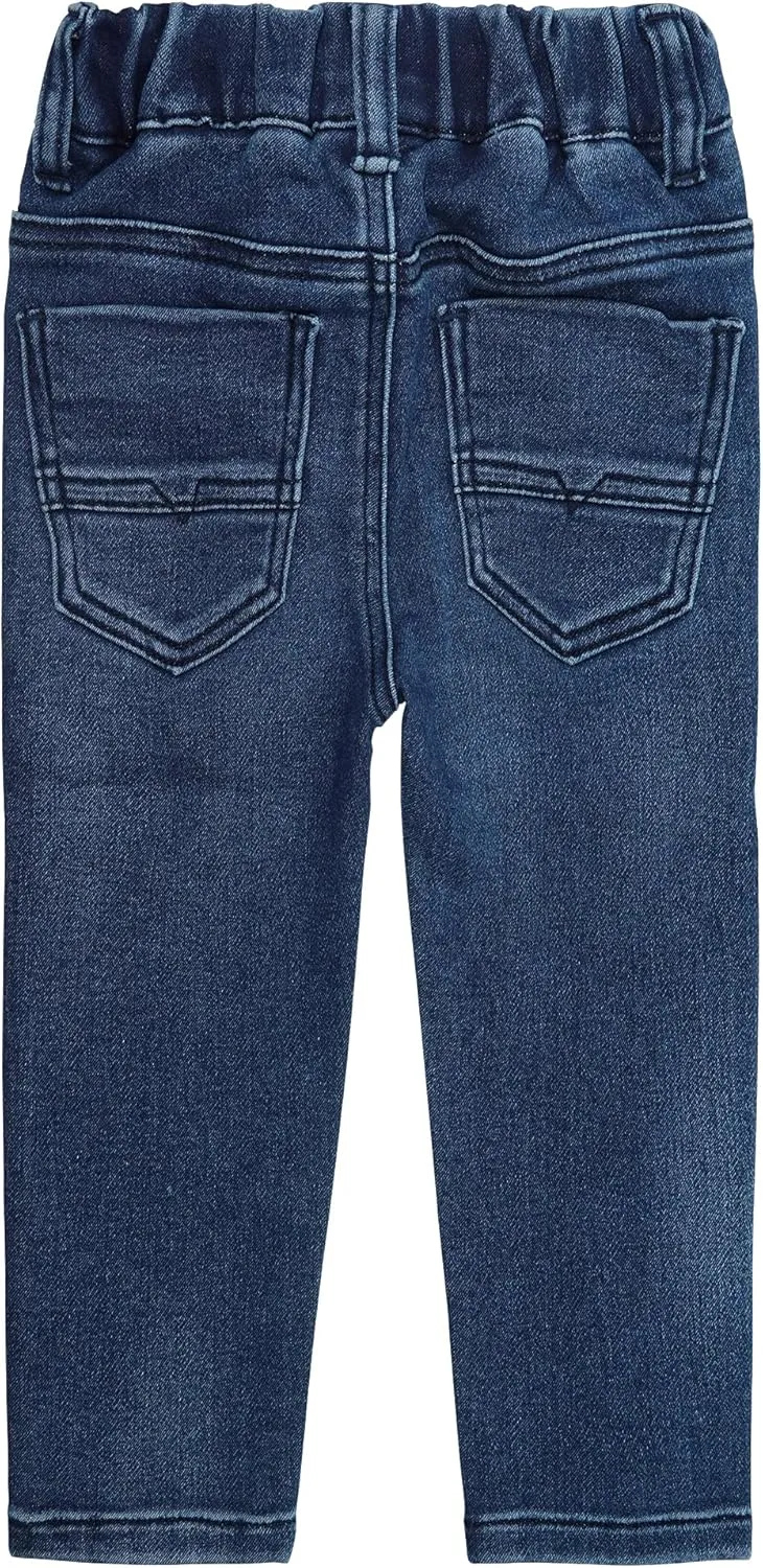 KIDSCOOL SPACE Girls Jeans,Elastic Waist Stretchy Denim Pants