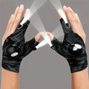 LED Night Light Waterproof Gloves