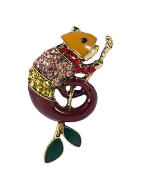 Lizard on Twig Pin