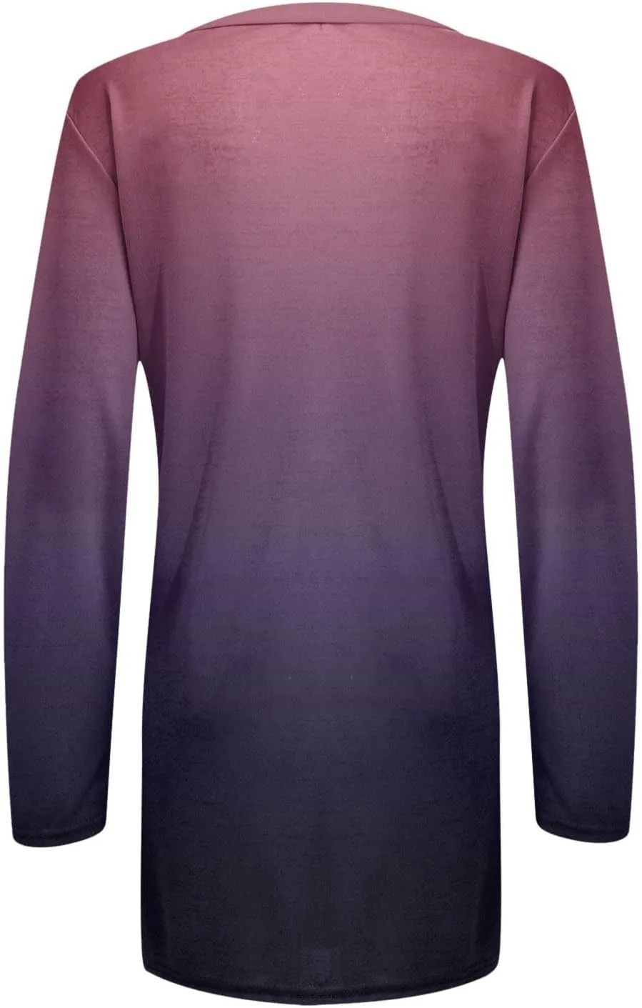 Long Sleeve Cardigan for Women Fall Open Front Kimono Sweatshrits with Pockets Soft Casual Losoe Outwear Shirts