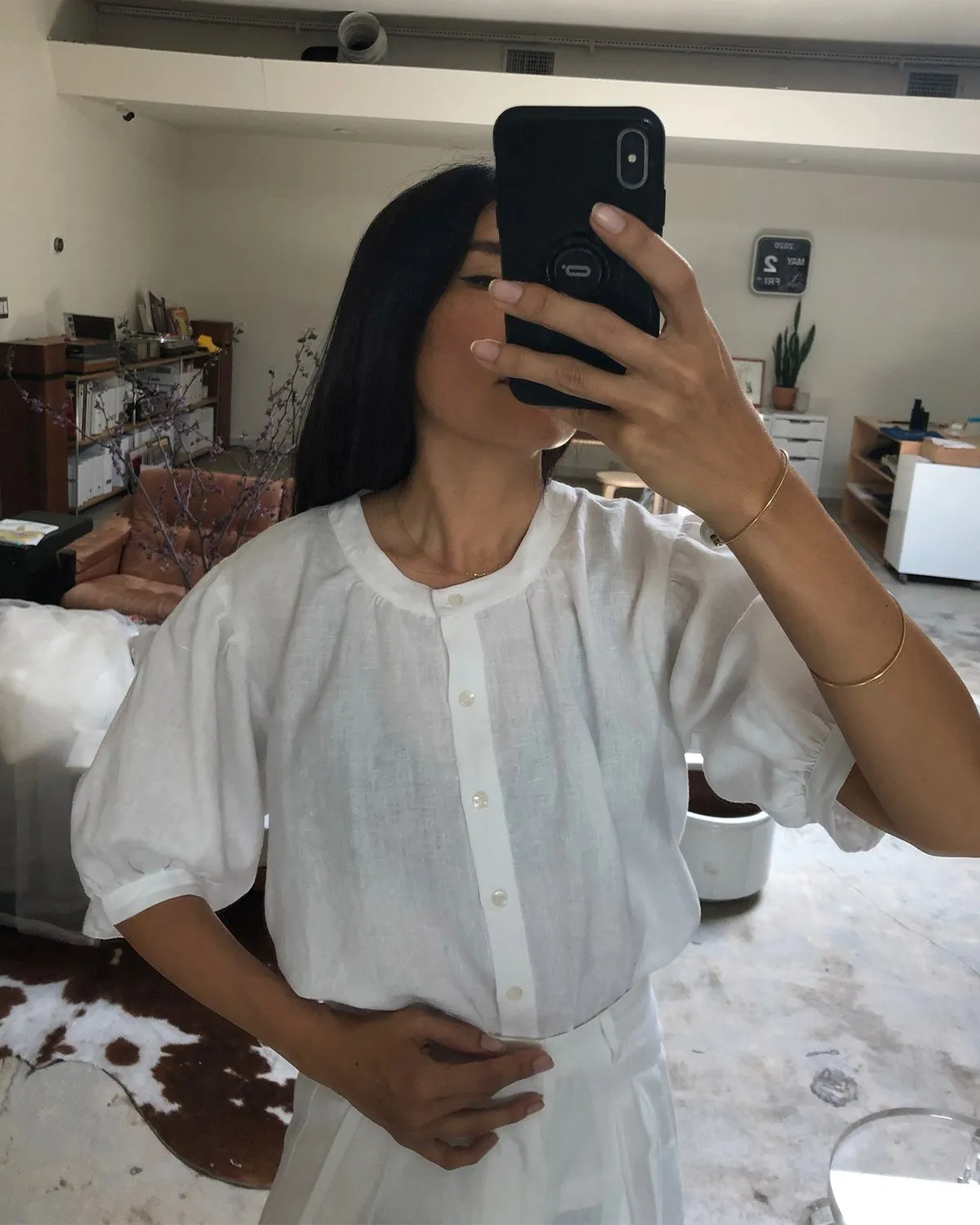 Market Blouse in Magnolia