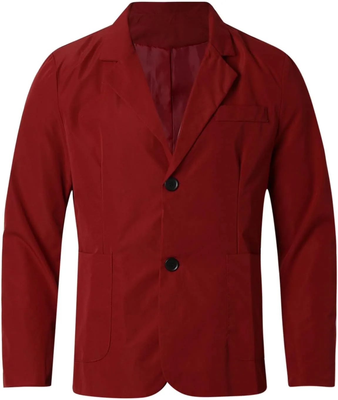 Men Casual Blazer One Button Sport Coat Slim Fit Lightweight Business Suit Jackets Business Basic Sports Coats
