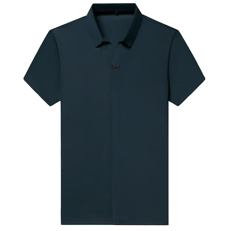 Men’s Casual Lapel Breathable Wrinkle-free T-shirt