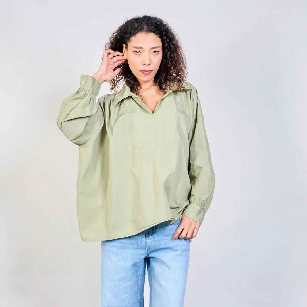 Oversized flowy blouse wholesale