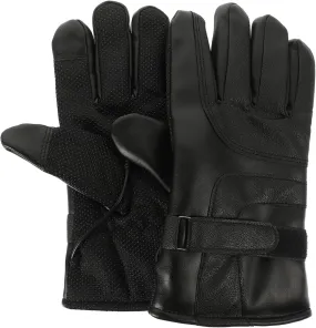POPETPOP 1Pair Heated Gloves for Winter Riding Gear Temperature Control Thermal Touch Screen Gloves for Skiing Outdoor Sports Black