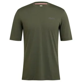 RAPHA Commuter Reflective TShirt - Dark Olive Marl