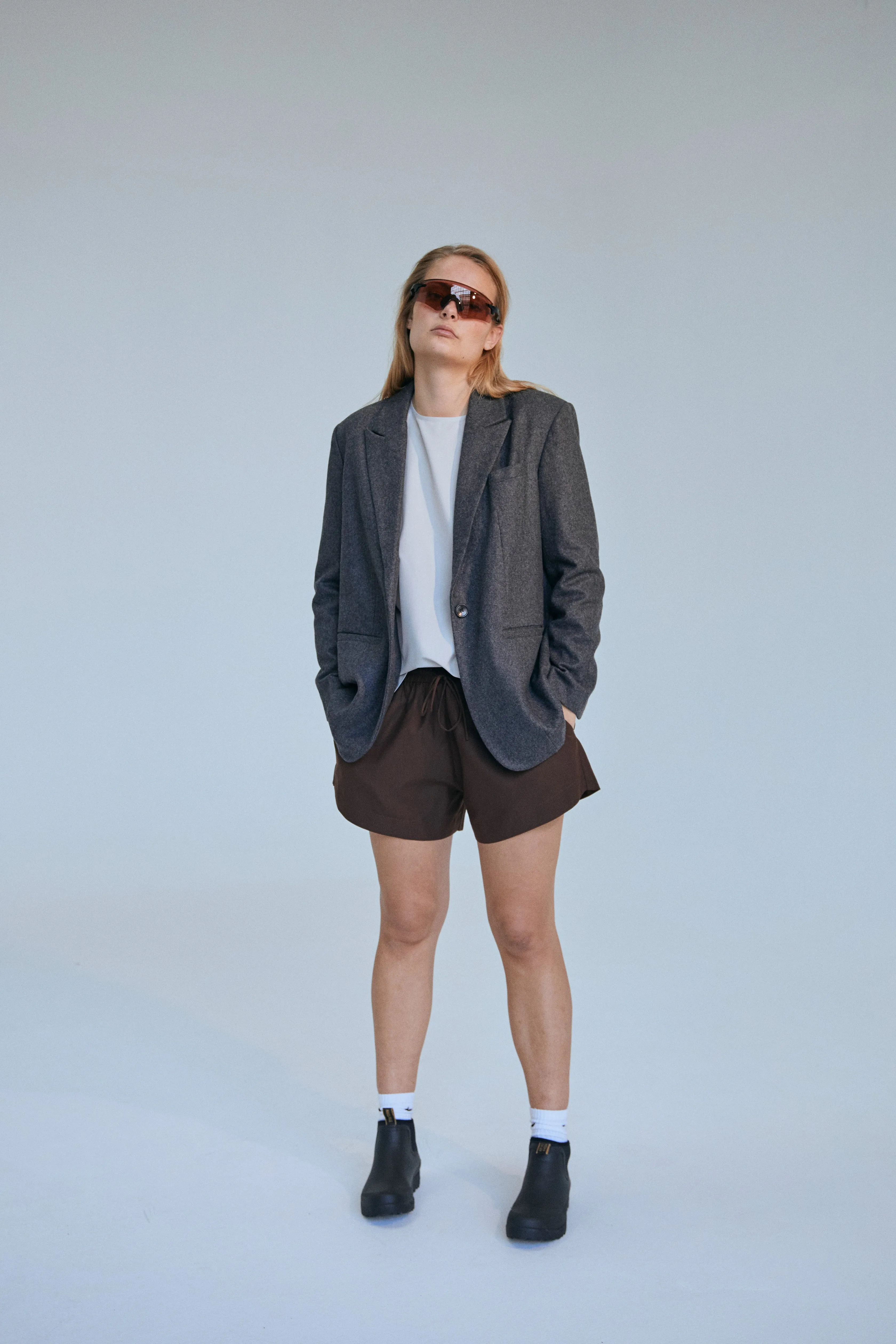 Single Breasted Wool Blazer