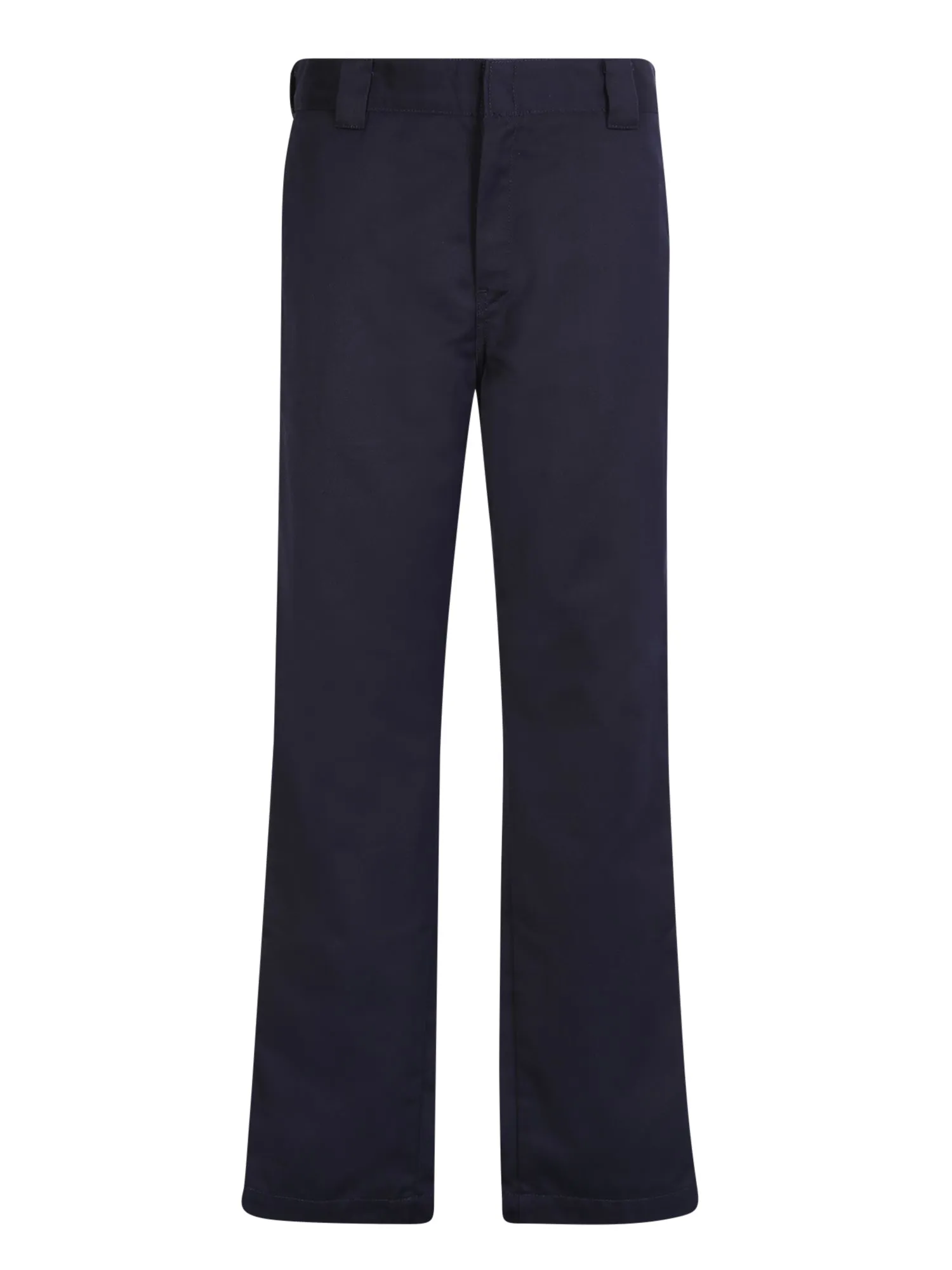 Straight leg trousers in cotton blend