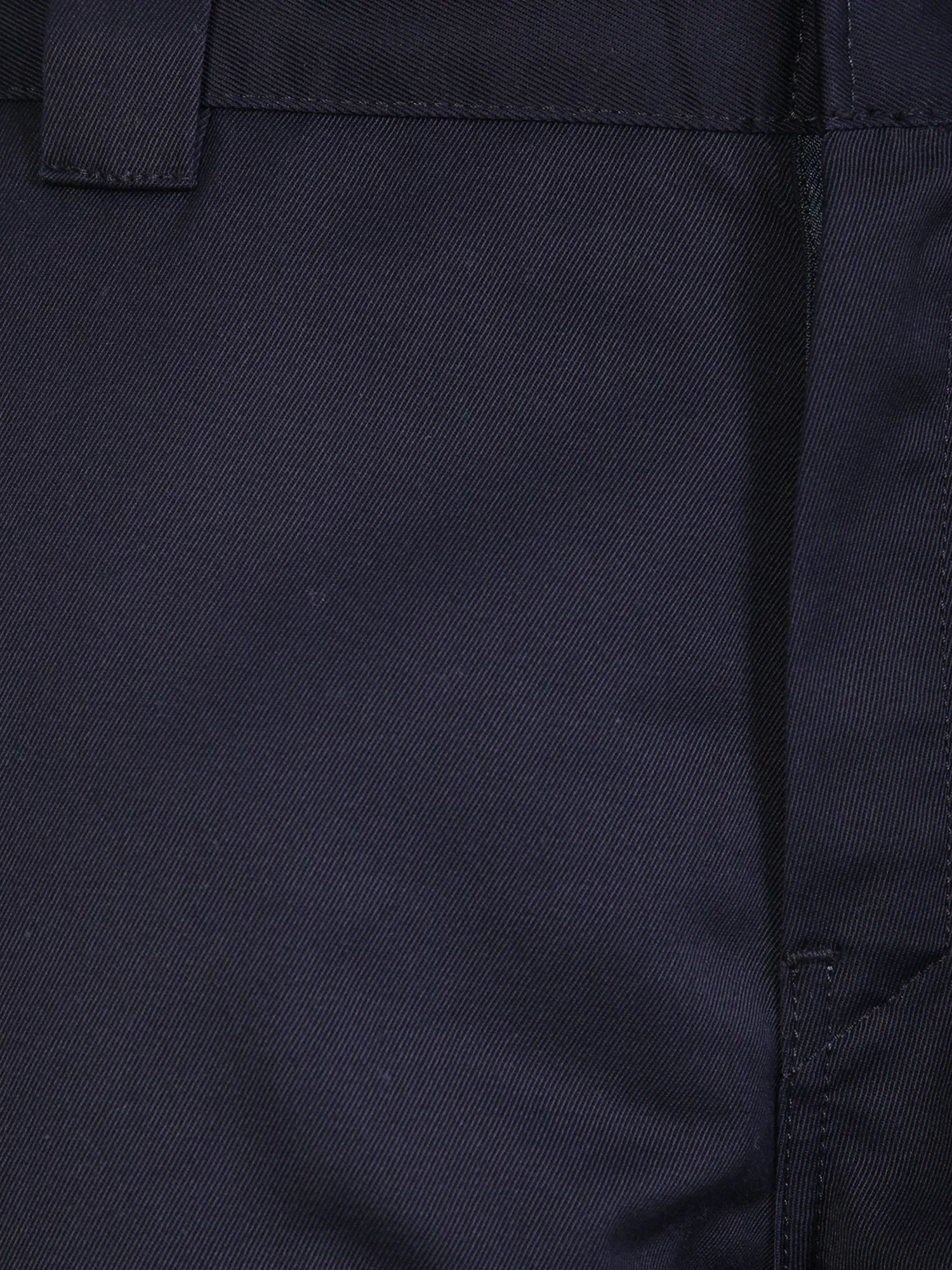 Straight leg trousers in cotton blend