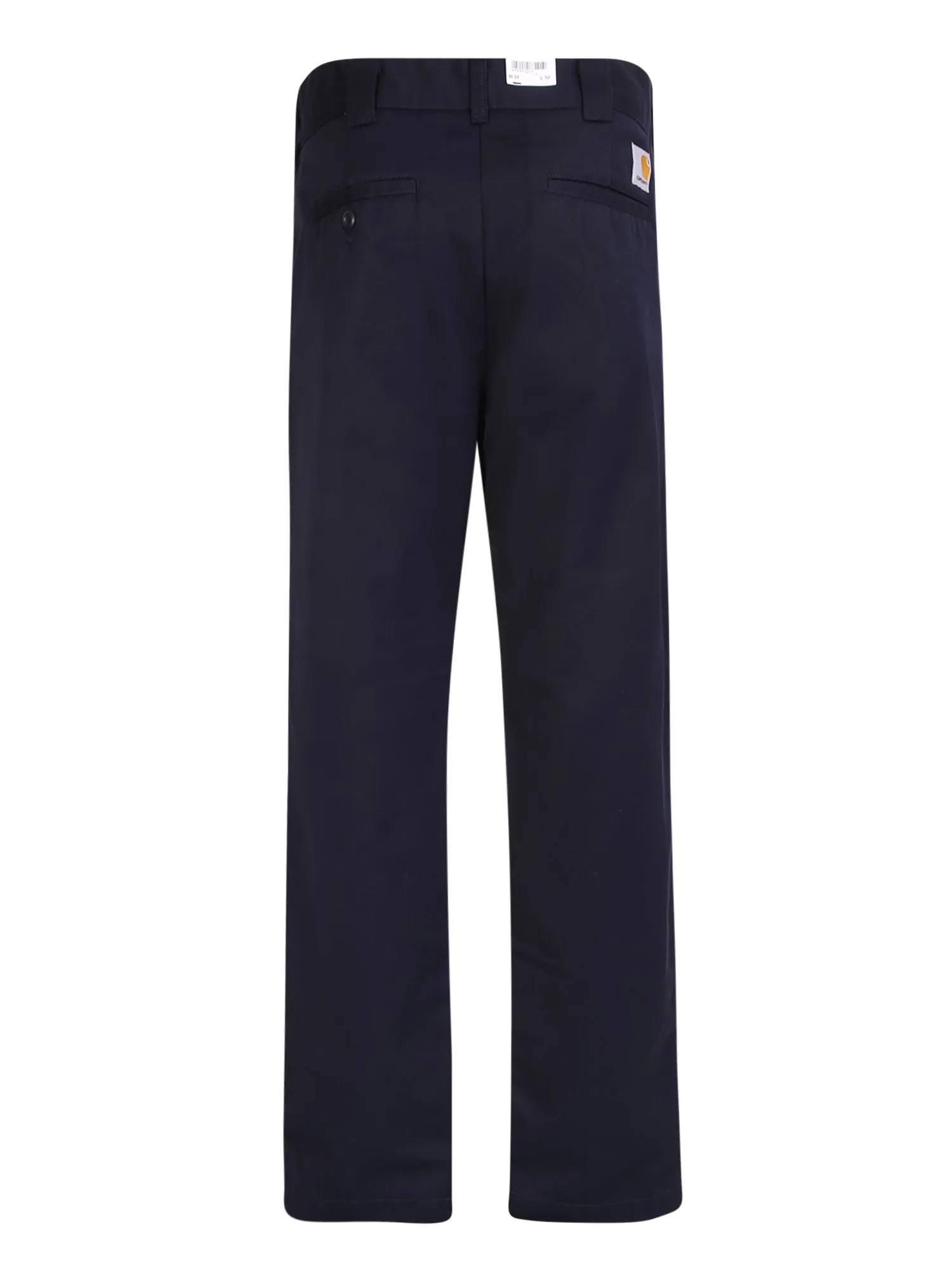 Straight leg trousers in cotton blend