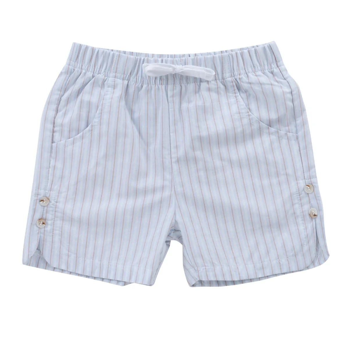 suit stripe blazer with shorts - light blue