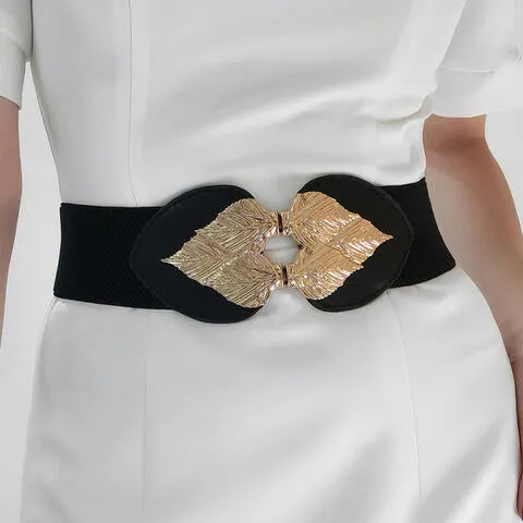 TEEK - Leaf Buckle Stretch Belt