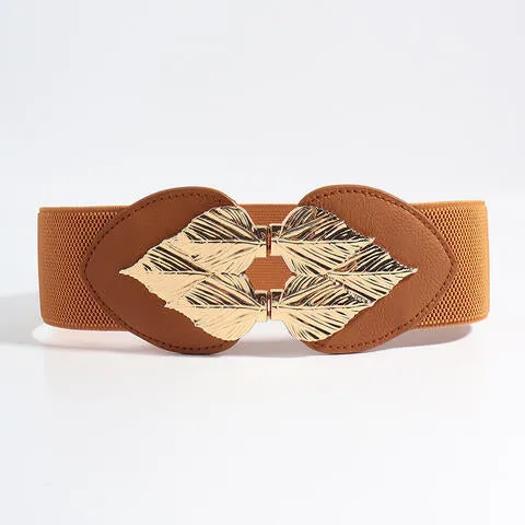 TEEK - Leaf Buckle Stretch Belt