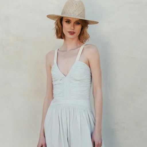 TULUM STRAW FEDORA