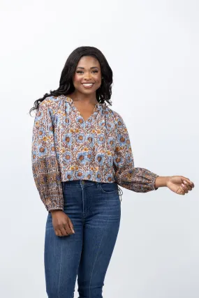 Ulla Johnson Silva Blouse in Caspia