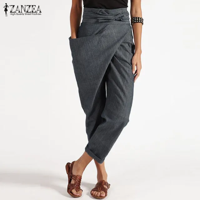 Women's Fashion Casual Harem Lace Trousers