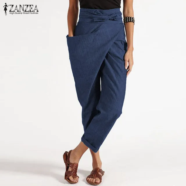 Women's Fashion Casual Harem Lace Trousers