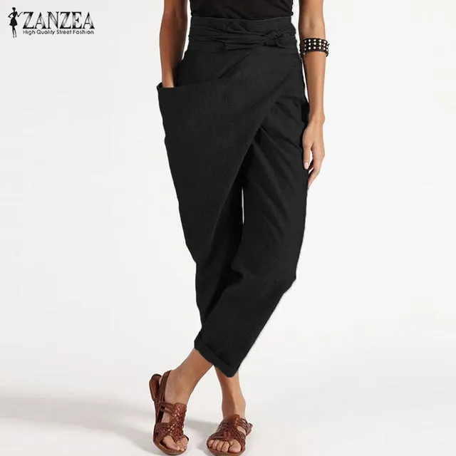 Women's Fashion Casual Harem Lace Trousers