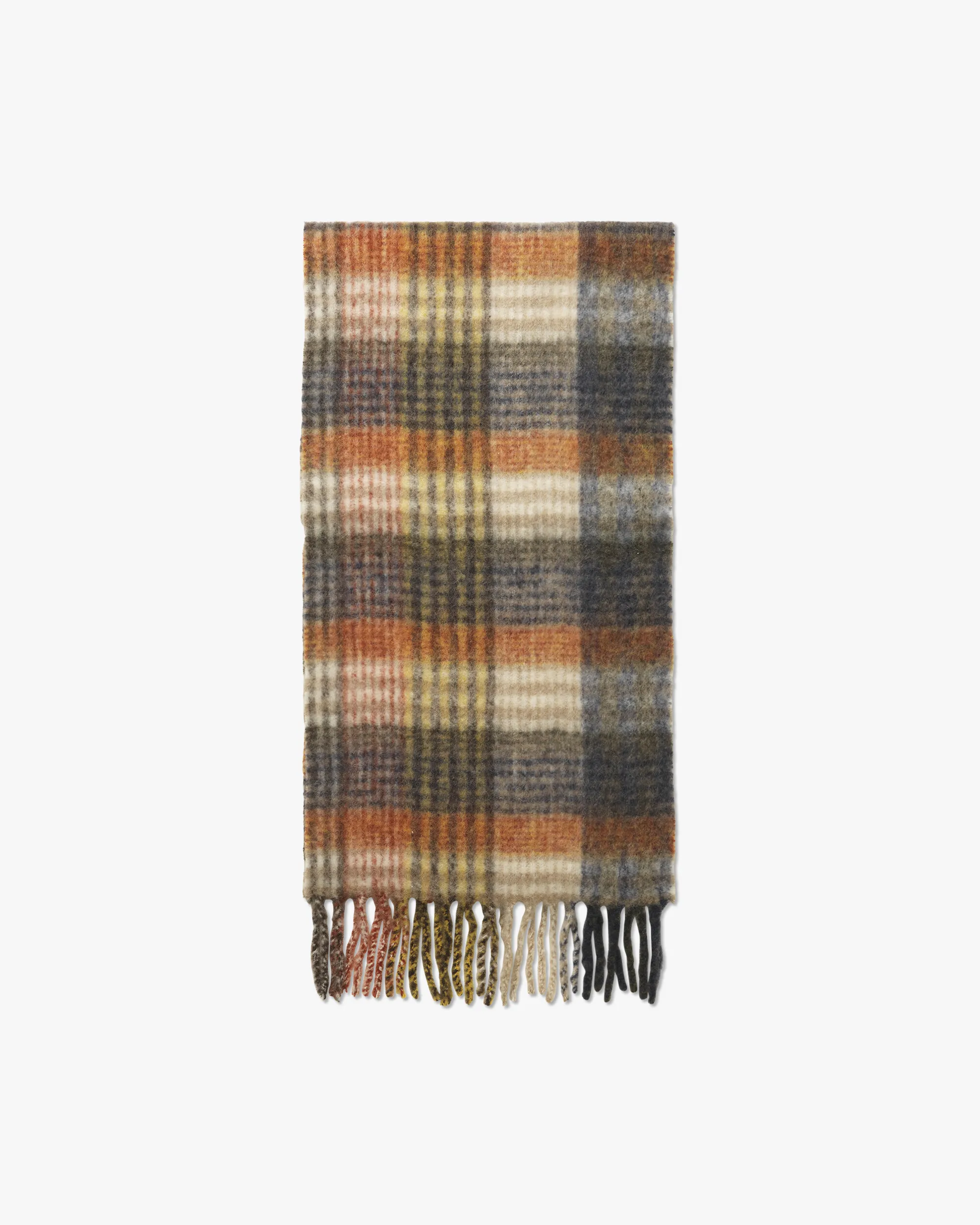 Wool Check Scarf
